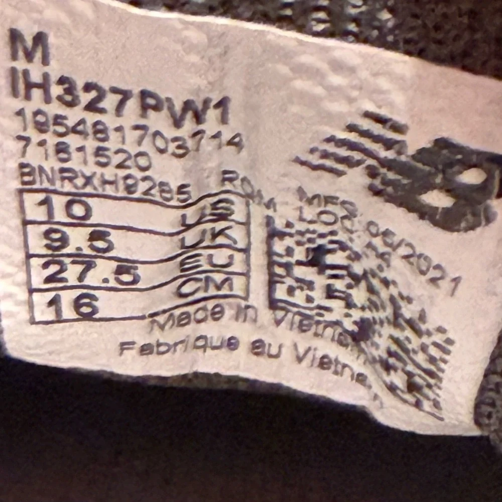 Kids New Balance 327~Toddler Size 10 Multicolor - Picture 6 of 7